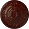 Ekena Millwork Athens Ceiling Medallion (Fits Canopies up to 3 5/8"), 26 1/4"OD x 3 1/4"P, Brushed Mahogany CM27ATBMF - alternate 1